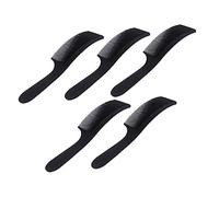 5Pcs Curved Barber Clipper Combs Flat Hairdressing Tools for Haircuts Ergonomic Design Lightweight and Durable Hair Styling Accessories