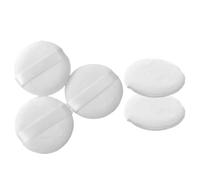 5pcs Cut Velour Powder Puff Small Rounded Makeup Pad