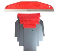5Pcs Cutting in Tools for Painting, Flexible Filling Scraper Blades, Filling Knife, Edge Painters Tool for Cutting in Paint Wallpaper Guard, Paint Edger Scraper Paint, Plastering Tools