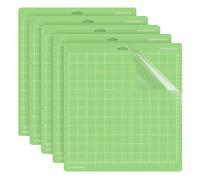 5Pcs Cutting Mat Light Grip for Cricut One/Air/Explore Air2&Air 3 /Maker&Maker 3,Quilting Cutting Mats 12X12 Inch-Green