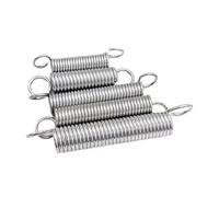 5PCS Cylidrical Coil Pullback Extension Tension Hook Springs Wire Dia 0.5mm Outer Dia 4/5mm Length 15-100mm(60mm,5.0mm-0.5mm)