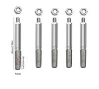 5PCS Cylindrical Burr Chainsaw Sharpening Kit Sharpener 5pcs Metal Cylindrical Features Material Constructed from Plated Emery This Tool simplifies The Sharpening Process (5PCS 6mm)