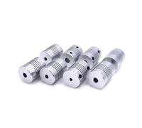 5PCS D19*L25 Aluminium flexible Jaw Shaft Coupling 5/8/6.35/8/10mm Stepper electronic starter Coupler Encoders Engraving Machine BIANMTSW(3 X 3)