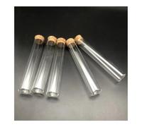 5pcs DIA 12mm To 30mm Clear Lab Glass Test with Cork Stoppers Tubes In Laboratory Supplies(D12x100mm)