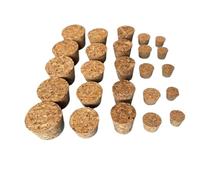 5pcs diameter 32mm to 83mm wood cork lab glass bottle stopper water kettle pudding bottle cork cap burette tube wooden cap(47x37x35mm)