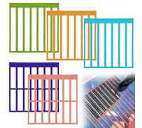 5PCS Diamond Art Ruler Tools Non-Slip Dot Placement Guides for Full & Partial Drill Kits, Durable Diamond Painting Alignment Tools for Precise Spacing