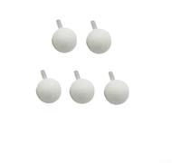5PCS Diamond Ball Burr Drill Set, 6mm Shank Ceramic Grinding Heads for Precision Material Removal and Shaping (6x30mm white)