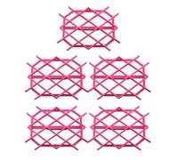5pcs Diamond Shape Cookie Cutter Plastic for Dough Vegetable Bread