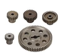5pcs Differential Metal Spur Gear 64T/17T/21T/26T/29T for RedCat 1/10 RC Cars Sturdy Metal Construction RC Model Gear Accessories High Precision Durable Design