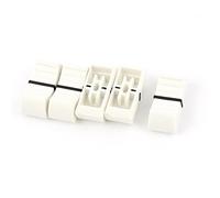 5pcs Digital Variable Resistors Audio Mixer Fader Effects Slide Switch Cap White 4 Potentiometers x 2mm Specialised accessories