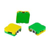 5Pcs Din Rail Earth Terminal Blocks USLKG-50 Ground Universal Class Connector Screw PE Ground Terminal Blocks USLKG50