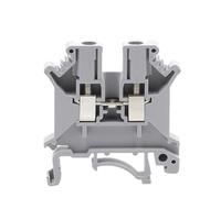 5Pcs Din Rail Mount Terminal Blocks UK-5N Bornier Screw Electrical Terminals Connector Brass Wire Cable Morsettiera 41A 4mm2