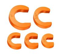 5PCS Disconnect Clips Set for Push-Fit Fittings 1/4, 3/8, 1/2, 3/4, 1 Inch Plastic Removal Tools Compatible with Copper, PEX and CPVC Tubing