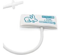 5PCS Disposable Neonate/Veterinary Blood Pressure Cuff with BP 05 Connector for Animal or Neonate, 4-8 cm Single Tube Replacement NIBP Neonate Cuff