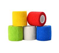 5Pcs Disposable Tattoo Grip Cover Self Adhesive Elastic Bandage Handle Grip Tube for Tattoo Machine