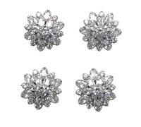 5pcs DIY Crystal Buttons Button for Coat Decorative Sewing Buttons for Cashmere Knit Cardigan Sewing Accessories