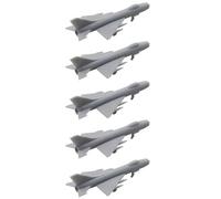 5PCS DIY Model Russia Su-9 Single Seat Interception Combat Aircraft 1/2000-1/350 Scale Uncolored Resin Model Fighter Aeroplane For 3D Military Model(1/700 (26mm))