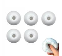 5PCS DIY Stress Ball Making Kit, Vacuum Squish-y Pressure Balls for Sensory & Stress Relief, Make Your Own Fidget Pressure Balls For Adults(White,6cm)