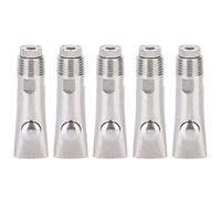 5Pcs DN15 Stainless Steel Flat Nozzle Automatic Pig Drinker, Pig Waterer for Cattle Sheep Farm Use, Leak - Resistant with Steel Ball Seal and Spring - Loaded Switch for Efficient (85mm)