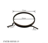 5Pcs Door Handle Spring Replacement for Torsion Lever Knob Latch Repair Set with Round Stainless Steel Coil for Interior Applications (FMTB-MSNH-19)