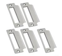 5PCS Door Lock Strike Plate, For Reinforcing Door Frame Edges Where Latch Bolts Engage During Closure