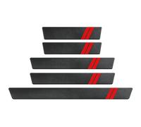 5pcs Door Sill Protectors for MINI Cooper S 2007-2021 | Carbon Fiber Pattern Scuff Plate Guards Scratch Resistant Trim Accessories Kit