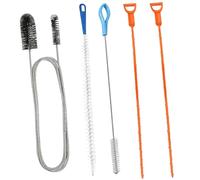5PCS Drain Unblocker Cleaner Brush Tool Set Effective Gunk & Hair Remover for Shower, Kitchen Sink, Bathroom Plug Hole, Practical Drain Cleaning Tools