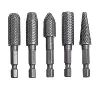 5Pcs Drill Bit Rotary Rasp File Set for Woodworking Cutter Wood Carving Tool Carpentry Wood Cutting Tool Bit Rotary File
