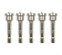 5pcs Drywall Screwdriver Attachment PH2 50mm Depth Stop Bits for Plasterboard Screws - Adjustable Dimpler for Electric Drills 1/4 Hex