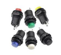 5PCS DS-228 3A /125VAC 1.5A/250VAC On/off latching Momentary Push Button Switches DS-428 locking Self Return Push Button Switch(Self Locking YELLOW,500PCS)