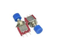 5Pcs DS-612 3Pin C-NO-NC 6mm Momentary Self-reset Push Button Switch ON-(ON) 5A/120V Toggle Switches 6colors IDGTTLDF(3p)