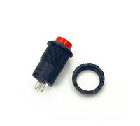 5pcs DS228 On/off latching or Momentary push button switch locking car dashboard boat 12V DS428 IDGTTLDF(5Pcs Red,Momentary)