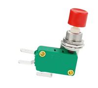 5pcs DS438-448 Limit Switches 16A 250V Self-Reset Button Single Double SPDT Momentary(Dual green,1PCS)