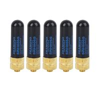 5Pcs Dual Band Antenna UHF VHF SMA Female Antenna 5cm Lightweight Outdoor Use Transmission 150-900MHz Reception High Gain 2.15/3.0dbi Easy Install for 136-174MHz 400-470MHz Radios