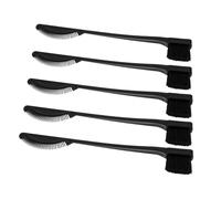 5pcs Dual Side Makeup Brush Set Two Sided Edge Hair Comb Brow Brush Applicator Eyelash Separator and Makeup Tool for Women Ideal for Grooming and Styling