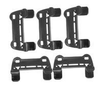5Pcs Durable Bike Pump Holder Portable Retaining Bracket for Easy Installation Compatible with Standard Frames Lightweight and Black Design