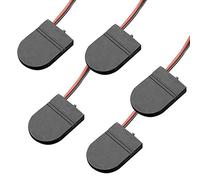 5Pcs Dustproof Coin Cell Box CR2032 Button Battery Container with On/Off Switch