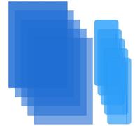 5PCS Dyslexia Overlays A4, Overlays for Reading Dyslexia for Read Beginner | Blue Overlay for Dyslexia with 5 Reading Ruler, for Irlens Syndrome and ADHD, for Adults Children, Reduce Visual Stress