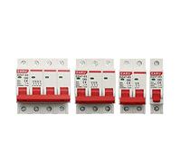 5PCS DZ47 1-4 Pole 3A/6A/10A/16A/20A/32A/40A/50A/63A 400V C Type Mini Circuit Breaker MCB 35mm Din Rail Mount Breaking Capacity 6KA(16a,OneSize)