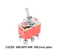 5pcs E-TEN1322 1021 1122 1221 1321 Toggle Switch SPST DPDT 250V 15A 2 3 Position Latching on-off on-on on-off-on Cap Waterproof IDGTTLDF(1322S ON OFF ON)