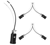 5pcs E12 Candelabra Socket Keyless Lamp Holder with Wire Lead