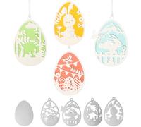 5pcs Easter Dies for Card Making Easter Eggs Dies for Card Making Bunny Cutting Dies for Card Making DIY Paper Craft
