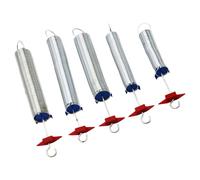 5Pcs Educational Helical Spring Hooke's Law Physics Experiment for Student Hands on Learning Classroom Teaching Helical Set
