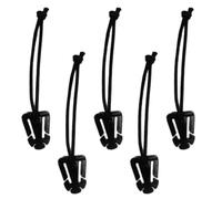 5Pcs Elastic Rope Webbing Buckle Outdoor Camping Bag Hanger Hook Clamps Backpacks Buckle Carabiner Clip Enduring