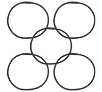 5pcs Elastic Shock Mount Rubber Bands with Absorption Black | Rubber Material with Streamlined Profile, Quick Replacement Design, for Podcasters and Streamers