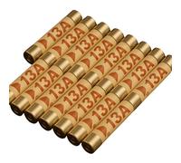 5pcs Electrical Fuses, 13 A amp 240 V Volt Household Domestic Mains Plug Ceramic Fuses, Ceramic Tube Cartridge Fuse for UK Plugs (15)