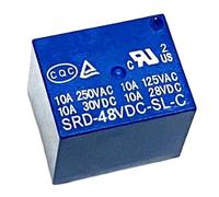 5PCS Electrical Relay SRD- 05V 06V 09V 12V 24VDC-SL-A/SL-C 10A 4 Pin SRD-05VDC-SL-A-, SRD-09VDC-SL-A(SRD-48VDC-SL-A-4Pin)
