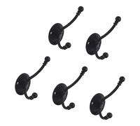 5Pcs Elegant Single Hook Rustproof Alloy Space Saving Hook Simple Installation Suitable for Space Saving Home Decors