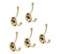 5Pcs Elegant Single Hook Rustproof Alloy Space Saving Hook Simple Installation Suitable for Space Saving Home Decors Rustproof