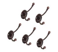 5Pcs Elegant Single Hook Rustproof Alloy Space Saving Hook Simple Installation Suitable for Space Saving Home Decors Rustproof